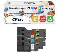 Compatible for Fuji Xerox CP325 Toner Cartridges Work for Fuji Xerox Apeos C325z C325dw ApeosPrint C325dw C328 Printers, with Chip, High Yield 5000 Pages, High-Definition Printing (4-Pack BK/C/M/Y)