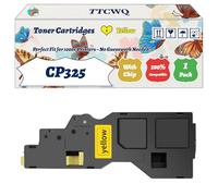 Compatible for Fuji Xerox CP325 Toner Cartridges Work for Fuji Xerox Apeos C325z C325dw ApeosPrint C325dw C328 Printers, with Chip, High Yield 5000 Pages, High-Definition Printing (1 Pack Yellow)