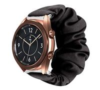 Compatible for Galaxy Watch 3 Band, LvBu Fabric Elastic Scrunchie Elastic Watch Band Women Cute Replacement Straps Compatible with Samsung Galaxy Watch 3 Smartwatch (41mm case, Black)