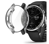 Compatible for Garmin D2 Air Case, onetuo All-Around Protective TPU Bumper Cover Screen Protector Case Cover Compatible for Garmin D2 Air X10 (Plating case-Black)