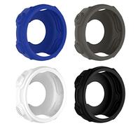 Compatible for Garmin Forerunner 235 Watch Case - 4 Pcs Soft Silicone Protective Watch Cover Shock-Proof Protector Case Cover Compatible with Garmin Forerunner 235/735XT