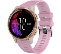 Compatible for Garmin Venu Band, LvBu Sport Replacement Strap Soft Silicone Straps Compatible for Garmin Venu GPS Smartwatch (Pink)