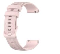 Compatible For Garmin Vivoactive 4s / VENU 2S / Vivomove 3S Withings Steel HR 36mm/ Fossil Gen 5E Strap Silicone Fitness Wrist Band Classic Buckle Breathable 18mm (Pink)