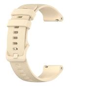 Compatible For Garmin Vivoactive 4s / VENU 2S / Vivomove 3S Withings Steel HR 36mm/ Fossil Gen 5E Strap Silicone Fitness Wrist Band Classic Buckle Breathable 18mm (Sand)