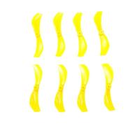 Compatible For Gemfan， 1610 Drone Propeller 40MM 2-Blade 1mm 1.5mmCCW/CW For RC Racing Freestyle Tinywhoop Drones Mobula7 Replacement(4Pairs Yellow 1mm)