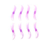 Compatible For Gemfan， 1610 Drone Propeller 40MM 2-Blade 1mm 1.5mmCCW/CW For RC Racing Freestyle Tinywhoop Drones Mobula7 Replacement(4Pairs Purple 1mm)