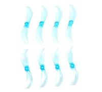 Compatible For Gemfan， 1610 Drone Propeller 40MM 2-Blade 1mm 1.5mmCCW/CW For RC Racing Freestyle Tinywhoop Drones Mobula7 Replacement(4Pairs Blue 1.5mm)