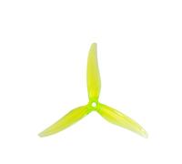 Compatible for Gemfan Fury 5-Inch 3-Blade Propeller Set, 4PC 2-Pair CW CCW Props for FPV Racing Drone 2306 2207(Radioactive Yellow)