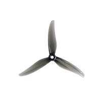 Compatible for Gemfan Fury 5-Inch 3-Blade Propeller Set, 4PC 2-Pair CW CCW Props for FPV Racing Drone 2306 2207(Clear Gray)