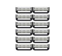 Compatible for Gillette Labs Mens Razor Blade Refills Compatible with Razors Handles 4/8 Shaving Cartridges with Exfoliating Bar(12 Blades)