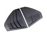 Compatible For Golf MK8 Compatible for Rline and GTI 2020-2023 Modified Exclusive Window Rear Triangular Louver Spoiler Auto Exterior Parts(Carbon Fiber Look)