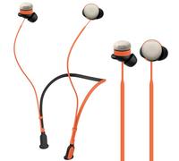 Compatible for Google Pixel Buds 2a(2025) / Google Pixel Buds Pro 2(2024) Strap, Skin-Friendly Silicone Sports Neckband Strap, Wireless Headphone Anti-Lost Cord, Black with Orange