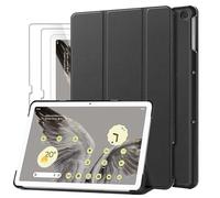 Compatible For Google Pixel Tablet Case Cover,[Auto Wake/Sleep] Ultra Slim Leather Stand Smart Lightweight Flip Cover & Glass Screen Protector