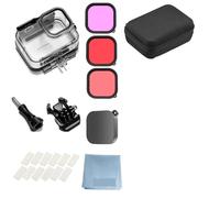 Compatible for GoPro Hero 13/12/11/10/9 Black - 60M Waterproof Housing Case, Protective Underwater Dive Shell Action Camera Accessory(With Storage Bag Kit)