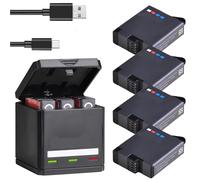 Compatible for GoPro Hero 5 6 7 Black Camera Battery 1680mAh with Charger,Accessories(4B with Charger)