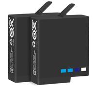 Compatible for GoPro Hero 5 6 7 Black Camera Battery with Triple Charger(2Battery)