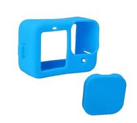 Compatible For GoPro Hero 9-12 - Soft Silicone Full Cover Protective Case Camera Shell Sleeve Accessory(Blue Case)
