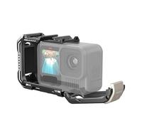 Compatible For GoPro Hero 9-13 - Metal Protective Frame Quick Release Housing Shell For Max Lens Mod & Video Light