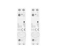 Compatible For GYHC，Contactor DC12V DC24V Coil Voltage 25A 2NO 2NC 1NO1NC 50/60Hz AC220V Main Voltage(2P 25A 2NO DC24V)