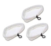 Compatible for H2O HD X5 Steam Cleaner Triangular Steam Mop Pads, Microfiber Covers for Vax Vileda Russell Mops(3PCS)
