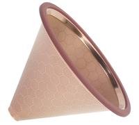 Compatible for Hario V60 & Chemex Pour Over Coffee Filters -MISETTO Reusable Stainless Steel - Best Coffee Maker and Bar Accessories (Copper)