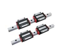 Compatible for HLTNC, HGR15 HGR20 15mm 20mm Square Linear Guide Rail Kit with HGH20CA HGW20CC HGH15CA HGW15CC Carriages Block for CNC Router(HGW20CC kit,800mm)