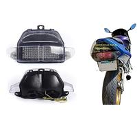 Compatible for HONDA 1998-1999 CBR900RR CBR919RR Fireblade; Rear Lamp LED Brake Taillight +Built-in Turn Signals idicators (33706-MAS-G01) (2. Sequential LED Taillight+Turn Signal, Clear)