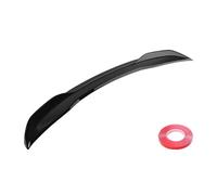 Compatible For Honda Civic 2022 2023 2024 4Dr Si Trunk Spoiler Wing GLOSS BLACK/Carbon Fiber Color Sports Blade Tail Wing(Bright black)