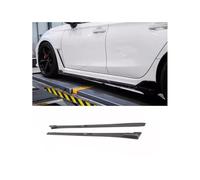 Compatible For Honda Civic FL5 Typer 2022 2023 2024+ 2Pcs/1Set Car Carbon Fiber Side Skirt Spoiler Protector Cover(A-style)