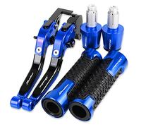 Compatible for Honda VT1100C2 Sabre Shadow 2000-2007 Motorcycle CNC Accessories Brake Clutch Levers Handlebar Adjustable Folding Extendable with (Blue)