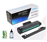 Compatible For HP 106A W1106A Toner Cartridge With Chip, Fits 107a 107r 107w 135a 135r 135w 137fnw Printer Models(1Set)