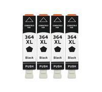 Compatible For HP 364XL Ink Cartridge For Deskjet 3070A Printer | High Capacity Ink Cartridge For Everyday Home And Office Printing(4 Black)