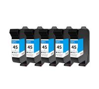 Compatible For HP 45A/51645A Ink For 1220c/3820/6122 | Direct Fit 45A High Capacity Ink Cartridge for Printer Series(5 Pieces)