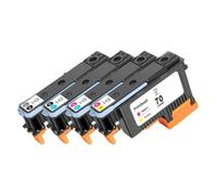 Compatible for HP 70 Printhead C9404A C9405A C9406A C9407A for DesignJet Z2100 Z3100 Z3200 Z5200 Z5400(1 set 4Pcs)