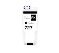 Compatible For HP 727 300ML Refillable Ink Cartridge With Permanent Chip For 727 XL DesignJet T920 T930 T1500 T1530 T2500 T2530 Printer(1PC PBK)