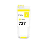 Compatible For HP 727 300ML Refillable Ink Cartridge With Permanent Chip For 727 XL DesignJet T920 T930 T1500 T1530 T2500 T2530 Printer(1PC Yellow)
