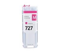 Compatible for HP, 727 Ink Cartridge 300mL Permanent Chip | 727 ink cartridge, 300mL capacity, permanent chip, 6 colors, for large format printing work(Magenta x1)