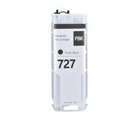 Compatible for HP, 727 Ink Cartridge 300mL Permanent Chip | 727 ink cartridge, 300mL capacity, permanent chip, 6 colors, for large format printing work(Photo Black)