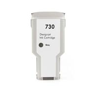 Compatible for HP 730 300ML Ink Cartridge for DesignJet T1600 T1700 T2600 Printers(Grey)