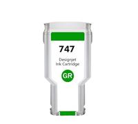 Compatible For HP 746 747 Ink Cartridge For DesignJet Z6 Z9+(747-Green)