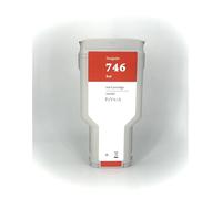 Compatible For HP 746 Ink Cartridges, Suitable For Designjet Z6, Z9 Postscript Inkjet Large Format Printer Cartridges.(300ML Red)