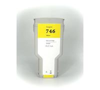 Compatible For HP 746 Ink Cartridges, Suitable For Designjet Z6, Z9 Postscript Inkjet Large Format Printer Cartridges.(300ML Y)