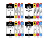 Compatible For HP 902XL/903XL Ink For Officejet Pro | Direct Fit 902XL 903XL 904XL 905XL High Yield Cartridge Set(4set)