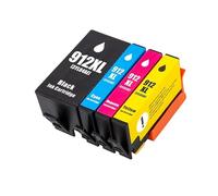 Compatible for HP 912 912XL Ink Cartridge 4-Pack for OfficeJet Pro 8020 8022 8023 8024 8025 8026 8028 8035 Printers(1SET)