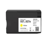 Compatible For Hp 937 Ink Cartridges, Hp9730, Officejet Pro 9110B All-In-One, 9730/9720/9130/9120(Yellow)