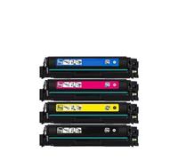 Compatible For HP CF510A/204A Toner Cartridge | Direct Fit CF510A CF530A High Yield Toner Cartridge Set for Printer Series(205A-KCMY-1SET)