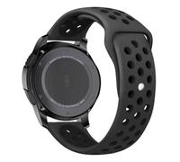 Compatible For Huami Amazfit BIP/Lite/GTR 42mm / GTS/GTS 2/ BIP U/BIP S/GTS 2 Mini/GTS 2e Strap Silicone Wrist Smart Watch Band Sports Breathable (Black/Black)