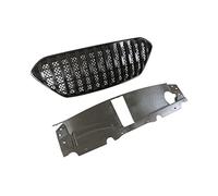 Compatible For Hyundai IX35 2010-2013 ABS Accessories Gloss Black Or Chrome Car Upper Racing Grille Hood Grill Front Radiator Grille Fits(Black No Lights)