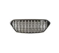 Compatible For Hyundai IX35 2013-2016 ABS Accessories Gloss Black Or Chrome Car Upper Racing Grille Hood Grill Front Radiator Grille Fits(Chrome No Lights)
