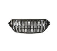 Compatible For Hyundai IX35 2013-2016 ABS Accessories Gloss Black Or Chrome Car Upper Racing Grille Hood Grill Front Radiator Grille Fits(Black No Lights)